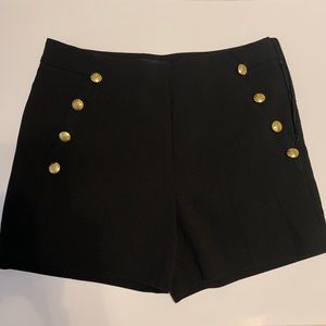 Black Banana Republic black high waisted shorts